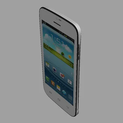 Китай android двойной сим телефон A309 3D Модель $19 - .obj .unknown .ma  .fbx - Free3D