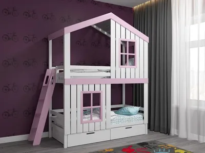 Детские двухъярусные кровати: основные типы, советы по выбору и 20  вариантов с фото | ivd.ru