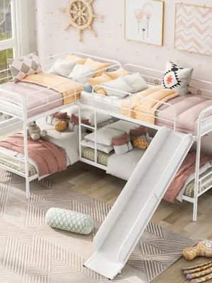Детская комната с двухъярусной кроватью: идеи для дизайна интерьера