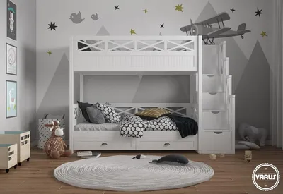 Двухъярусные кровати - купить двухъярусную кровать в Москве, цены в  интернет-магазине