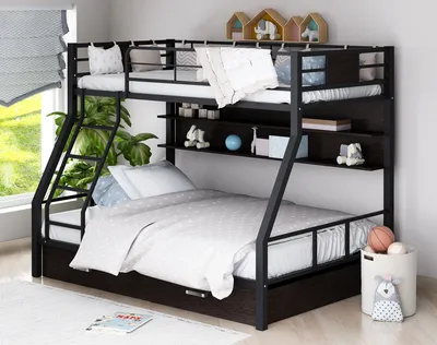 Двухъярусная кроватка-домик 200х90 – купить детскую кровать в Уфе