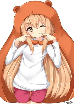 Плакат, постер на холсте Двуличная сестренка Умару-чан, Himouto Umaru-chan.  Размер 30 х 42 см — купить в интернет-магазине по низкой цене на Яндекс  Маркете