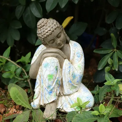 Спящие статуи Будды дзен буддизм Медитация фотофонтаны украшение для стола  дома и сада подарок на день отца | AliExpress