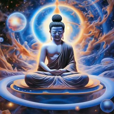 Дзен в космосе, дзен буддизм, …» — создано в Шедевруме