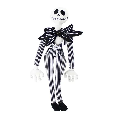 50 см Кошмар перед Рождеством Джек Скеллингтон Салли черный скелет череп  плюшевая игрушка мягкая кукла подарок на Хэллоуин | AliExpress