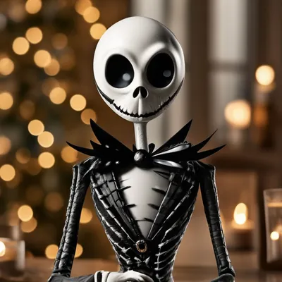 Скелет Джек празднует Рождество» — создано в Шедевруме