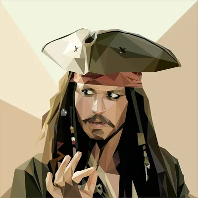 Обои на рабочий стол Капитан Jack Sparrow / Джек Воробей из фильма Pirates  of the Caribbean / Пираты Карибского моря, by ecilARose, обои для рабочего  стола, скачать обои, обои бесплатно