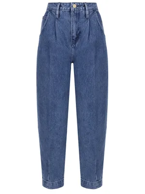 Широкие зауженные джинсы бананы, цвет: голубой купить в интернет-магазине  ТВОЕ, арт.B0624