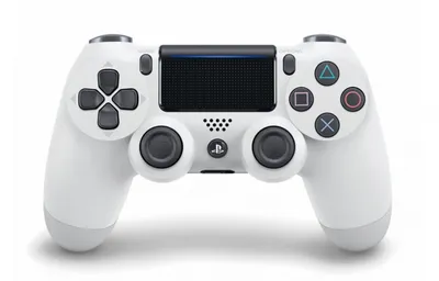Sony Dualshock 4 (PS4) Glacier White (v.2) купить, цены на Аксессуары для  PS4 с доставкой в интернет магазине игровых приставок SUPER
