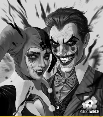 Download Joker And Harley Quinn Waist Hug Wallpaper | Wallpapers.com