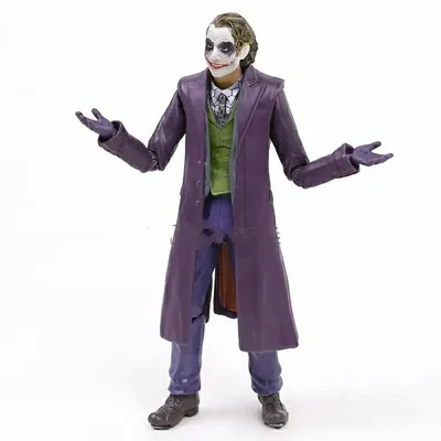 Экшн-фигурка Джокера из фильма Бэтмен 10 см, модель игрушек из фильма  «Темный рыцарь поднимается» | AliExpress
