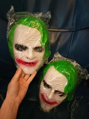 Джокер маска фильм Бэтмен Темный рыцарь с зелеными волосами купить по  низким ценам в интернет-магазине Uzum (745673)