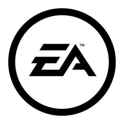 EA Sports light blue logo transparent PNG - StickPNG