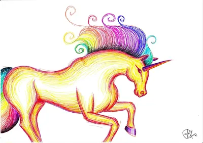 Легкие срисовки в личный дневник для девочек | Unicorn wall decal, Drawing  illustrations, Unicorn face