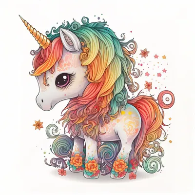 Baby Unicorn Cartoon Character Vector Graphic by BreakingDots · Creative  Fabrica