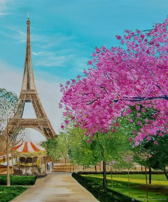 Главная достопримечательность Парижа. Эйфелева башня