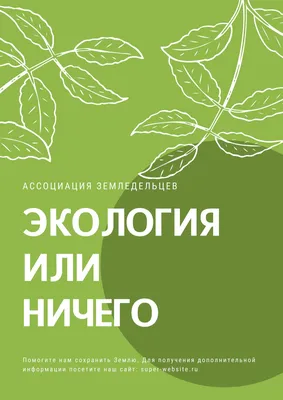 Работа — Экологический плакат \"Выбор за тобой!\", автор Погадаев Александр