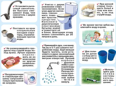 Советы: как экономить воду дома