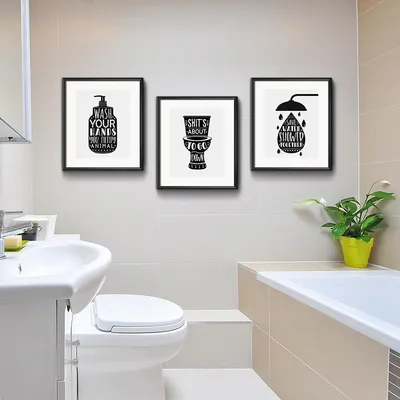 Экономьте воду, принимайте душ вместе, забавные таблички для ванной  комнаты, постеры и принты, современный минималистский холст, картина,  настенное искусство, украшение для туалета – лучшие товары в  онлайн-магазине Джум Гик