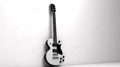 Белая электрогитара, на черном фоне :: Стоковая фотография :: Pixel-Shot  Studio