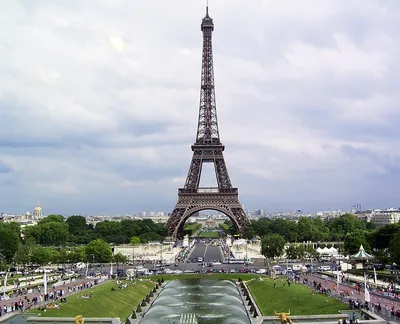 Париж. Вид с Эйфелевой башни.