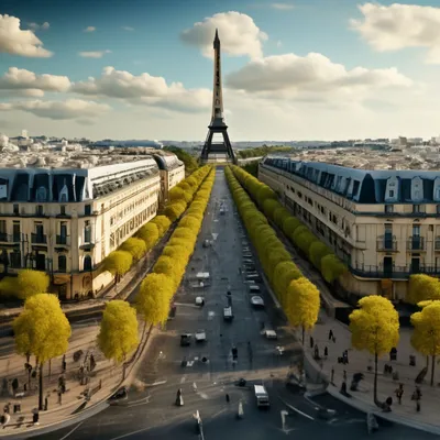 Елисейские Поля (Аvenue des Champs-Elysees) в Париже