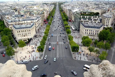 Париж: Лувр, Елисейские поля, Триумфальная арка.