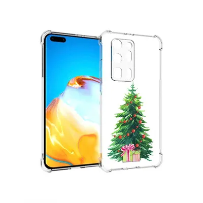 Купить Чехол для телефона из искусственной кожи с рисунком рождественской  елки для iPhone 15 14 13 12 Pro Max Samsung Galaxy S23 Ultra S20 FE A52  Redmi Xiaomi POCO Мягкий чехол | Joom