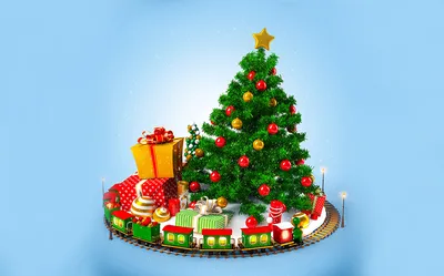 Новогодняя елка на стол маленькая елочка №554467 - купить в Украине на  Crafta.ua