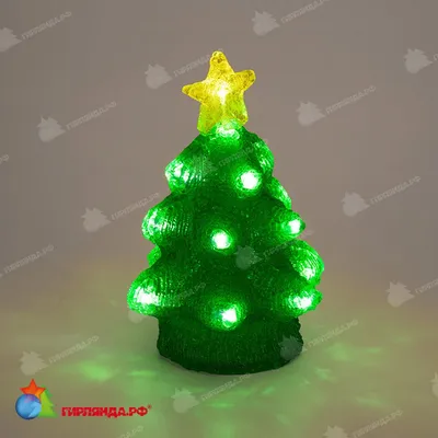 Новогоднее украшение фонарик 29 см елочка на батарейках 21002 (id 108090248)