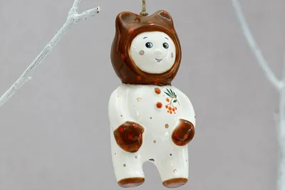 Ёлочная игрушка Звездочка под нанесение - цвет белый, материал дерево  (TOP-731-0122) - купить оптом | Адверти