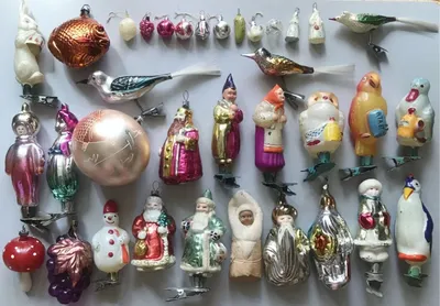 Елочные игрушки СССР: фото популярных и редких советских игрушек, где купить