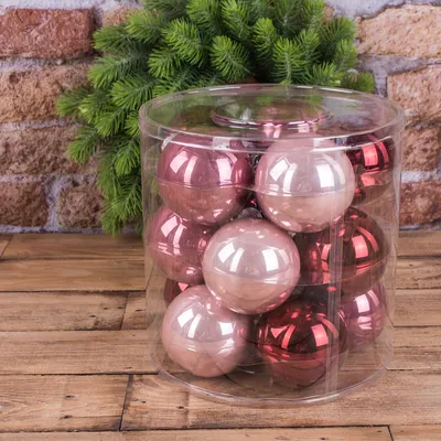 24 шт./компл. небьющиеся рождественские висячие шары блестящие елочные шары  рождественские украшения – лучшие товары в онлайн-магазине Джум Гик