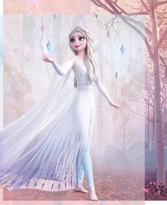 3 новых картинки с Эльзой в белом платье с распущенными волосами из финала  Холодного Сердца 2 - YouLoveIt.ru