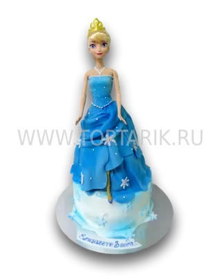 Детский торт \"Эльза в безе\" – купить торт на заказ в Москве