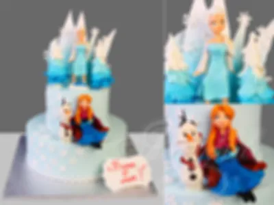 купить торт на день рождения эльза c бесплатной доставкой в  Санкт-Петербурге, Питере, СПБ