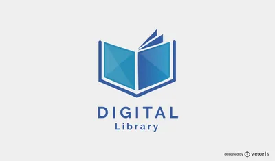 Education library knowledge logo books Royalty Free Vector