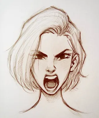 Эмоции человека рисунок карандашом - 76 фото