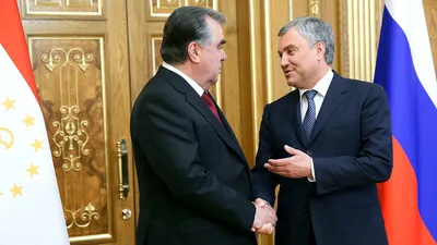 Эмомали Рахмон отметил важность межпарламентских связей в развитии  отношений РФ и Таджикистана