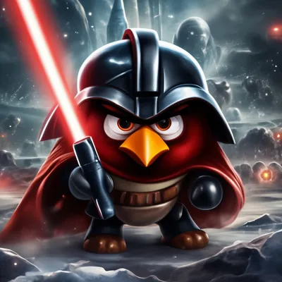 Angry Birds Star Wars» — создано в Шедевруме