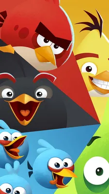 Angry Birds winter phone wallpapers for holidays - YouLoveIt.com