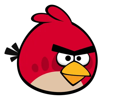 Angry Birds Красная круглая злая …» — создано в Шедевруме