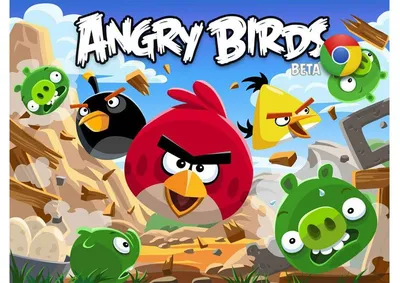 ⋗ Вафельная картинка Angry birds купить в Украине ➛ CakeShop.com.ua