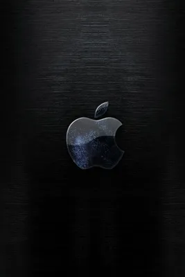 Темно синий логотип Apple - обои для Iphone | Apple обои для Iphone
