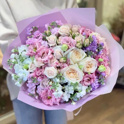 Эустома | Купить белую, фиолетовую и розовую эустому лизиантус в Москве