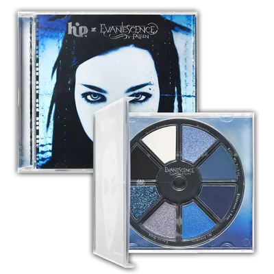Evanescence on X: \"We're excited to announce that we've partnered with  HipDot to create this Fallen CD eyeshadow palette to celebrate its 20th  anniversary this year! It's vegan, free of harmful ingredients,
