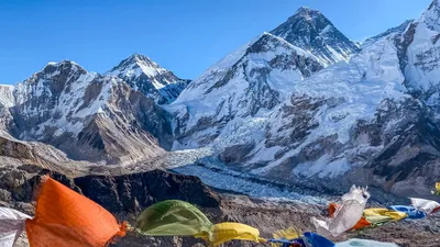 гора эверест в гималайе 8848 м самая высокая гора на земле Стоковое Фото -  изображение насчитывающей гора, ряд: 221058180