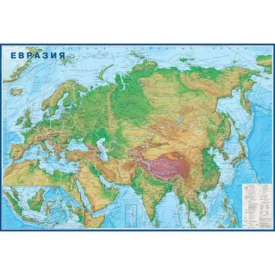 Карты стран Евразии -