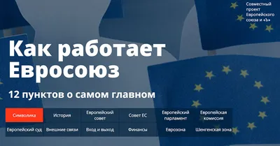 Как работает Евросоюз — 12 пунктов о самом главном