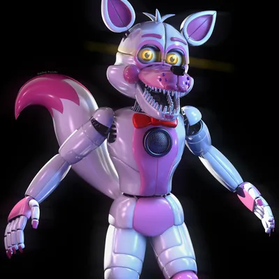 Cheese sculpture of funtime foxy from fnaf game on Craiyon